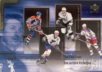 1999-00 Upper Deck Retro McDonald's #NNO Wayne Gretzky The Great Career Front