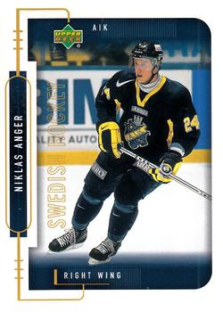 1999-00 Upper Deck Swedish Hockey League #15 Niklas Anger Front
