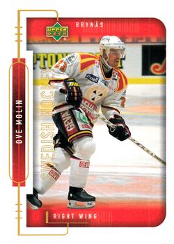 1999-00 Upper Deck Swedish Hockey League #25 Ove Molin Front