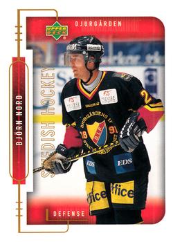 1999-00 Upper Deck Swedish Hockey League #36 Bjorn Nord Front