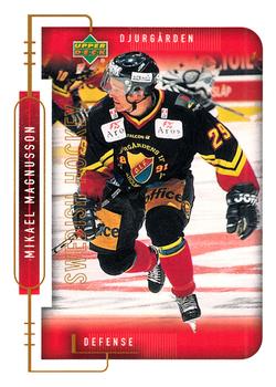 1999-00 Upper Deck Swedish Hockey League #40 Mikael Magnusson Front