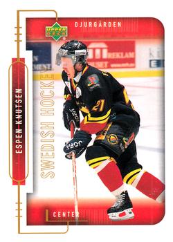 1999-00 Upper Deck Swedish Hockey League #49 Espen Knutsen Front