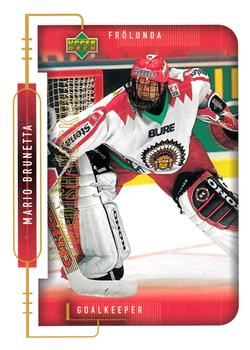 1999-00 Upper Deck Swedish Hockey League #69 Mario Brunetta Front