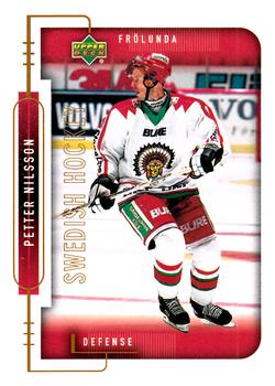 1999-00 Upper Deck Swedish Hockey League #70 Petter Nilsson Front