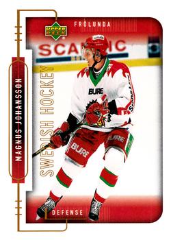 1999-00 Upper Deck Swedish Hockey League #71 Magnus Johansson Front