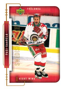 1999-00 Upper Deck Swedish Hockey League #78 Pasi Saarela Front