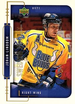 1999-00 Upper Deck Swedish Hockey League #102 Johan Lindbom Front