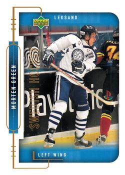 1999-00 Upper Deck Swedish Hockey League #116 Morten Green Front