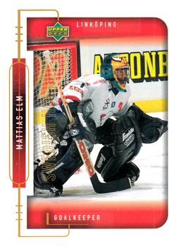 1999-00 Upper Deck Swedish Hockey League #119 Mattias Elm Front