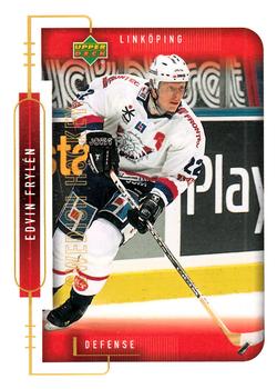 1999-00 Upper Deck Swedish Hockey League #120 Edvin Frylen Front