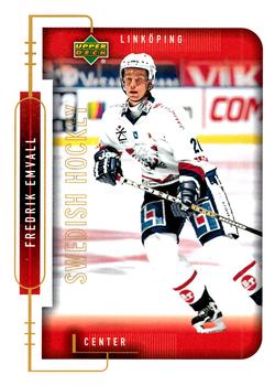 1999-00 Upper Deck Swedish Hockey League #129 Fredrik Emvall Front
