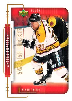 1999-00 Upper Deck Swedish Hockey League #145 Anders Burstrom Front