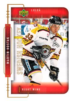 1999-00 Upper Deck Swedish Hockey League #147 Martin Hostak Front