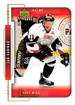 1999-00 Upper Deck Swedish Hockey League #159 Jan Hammar Front