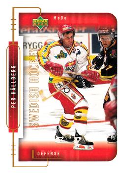 1999-00 Upper Deck Swedish Hockey League #170 Per Hallberg Front