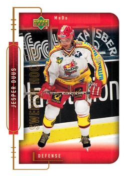 1999-00 Upper Deck Swedish Hockey League #172 Jesper Duus Front
