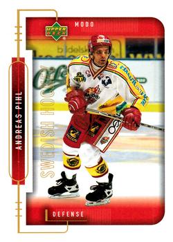 1999-00 Upper Deck Swedish Hockey League #174 Andreas Pihl Front