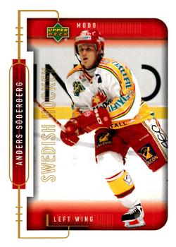 1999-00 Upper Deck Swedish Hockey League #183 Anders Soderberg Front