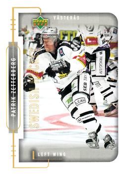 1999-00 Upper Deck Swedish Hockey League #194 Patrik Zetterberg Front
