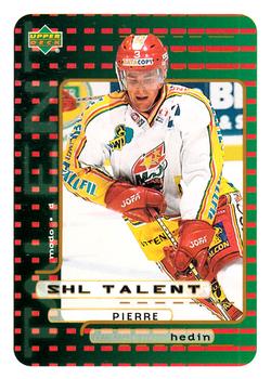1999-00 Upper Deck Swedish Hockey League #213 Pierre Hedin Front