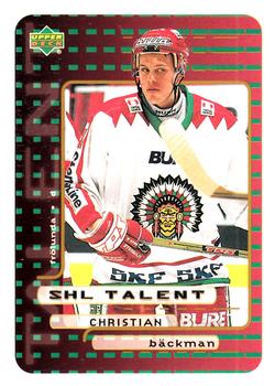 1999-00 Upper Deck Swedish Hockey League #216 Christian Backman Front