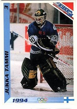 1994 Semic Jääkiekkokortit Keräilysarja (Finnish) #3 Jukka Tammi Front