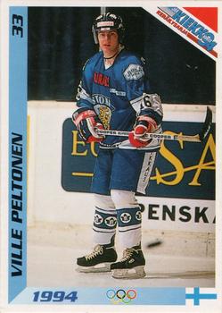 1994 Semic Jääkiekkokortit Keräilysarja (Finnish) #33 Ville Peltonen Front