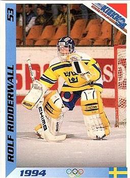 1994 Semic Jääkiekkokortit Keräilysarja (Finnish) #53 Rolf Ridderwall Front