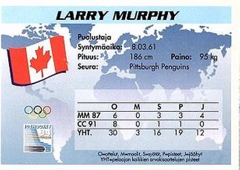 1994 Semic Jääkiekkokortit Keräilysarja (Finnish) #81 Larry Murphy Back