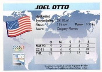 1994 Semic Jääkiekkokortit Keräilysarja (Finnish) #124 Joel Otto Back