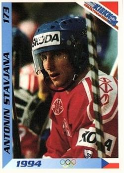 1994 Semic Jääkiekkokortit Keräilysarja (Finnish) #173 Antonin Stavjana Front