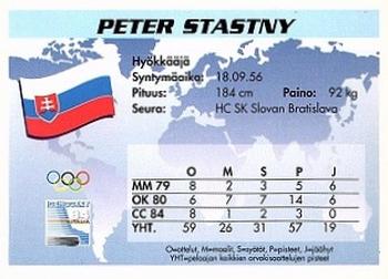 1994 Semic Jääkiekkokortit Keräilysarja (Finnish) #200 Peter Stastny Back