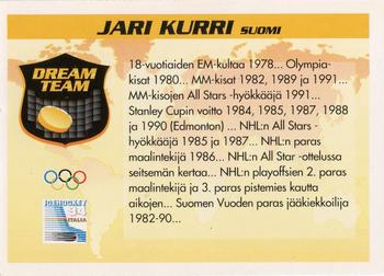 1994 Semic Jääkiekkokortit Keräilysarja (Finnish) #346 Jari Kurri Back