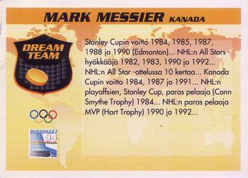 1994 Semic Jääkiekkokortit Keräilysarja (Finnish) #350 Mark Messier Back
