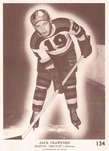 1940-41 O-Pee-Chee (V301-2) #134 Jack Crawford Front