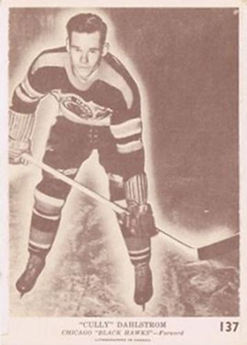 1940-41 O-Pee-Chee (V301-2) #137 Cully Dahlstrom Front