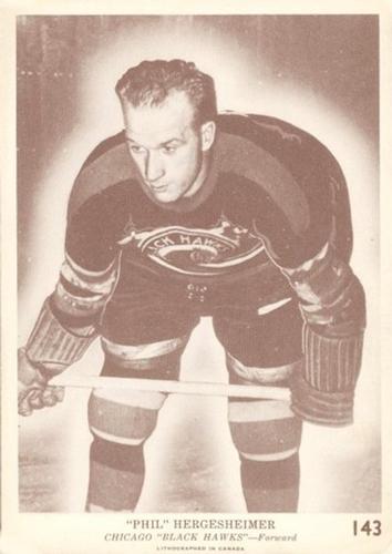 1940-41 O-Pee-Chee (V301-2) #143 Phil Hergesheimer Front