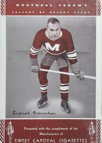1934-35 Sweet Caporal #NNO Lionel Conacher Front