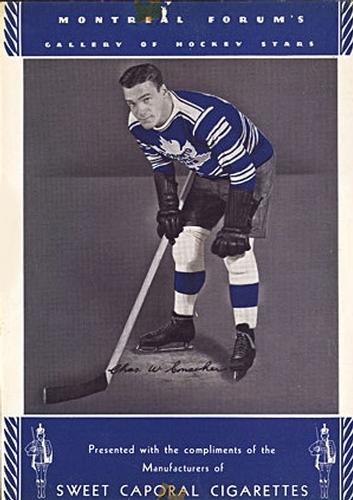 1934-35 Sweet Caporal #NNO Charlie Conacher Front