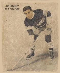 1933-34 World Wide Gum Ice Kings (V357) #21 Johnny Gagnon Front