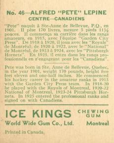 1933-34 World Wide Gum Ice Kings (V357) #46 