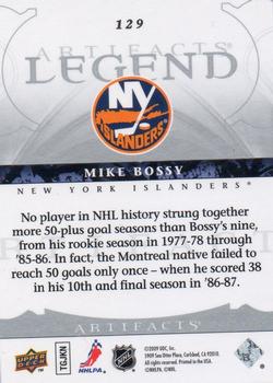 2009-10 Upper Deck Artifacts #129 Mike Bossy Back