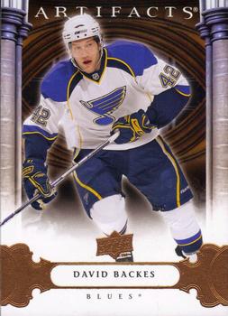 2009-10 Upper Deck Artifacts #47 David Backes Front