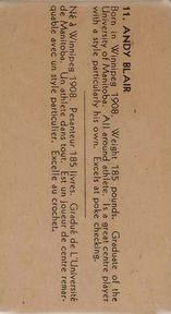 1933-34 British Consols (V129) #11 Andy Blair Back