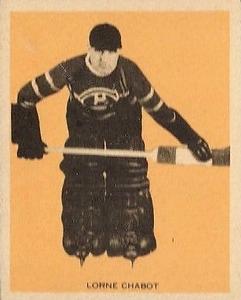 1933-34 Hamilton Gum (V288) #30 Lorne Chabot Front