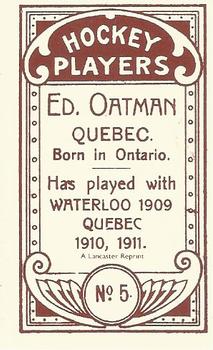 1991 Reprint 1911 C-55 #5 Ed Oatman Back