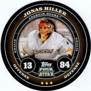 2009-10 Topps Puck Attax #NNO Jonas Hiller Front