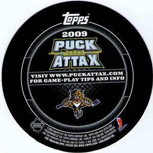2009-10 Topps Puck Attax #NNO Stephen Weiss Back