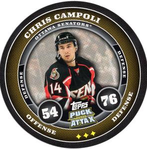 2009-10 Topps Puck Attax #NNO Chris Campoli Front