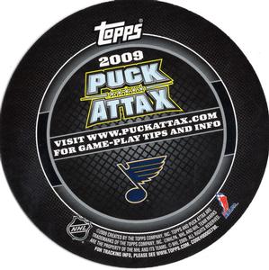2009-10 Topps Puck Attax #NNO Jay McClement Back